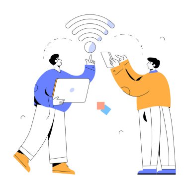 wifi vektör çizimi tasarımı