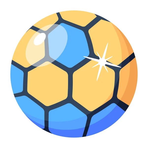 Ballon Football Illustration Simple — Image vectorielle