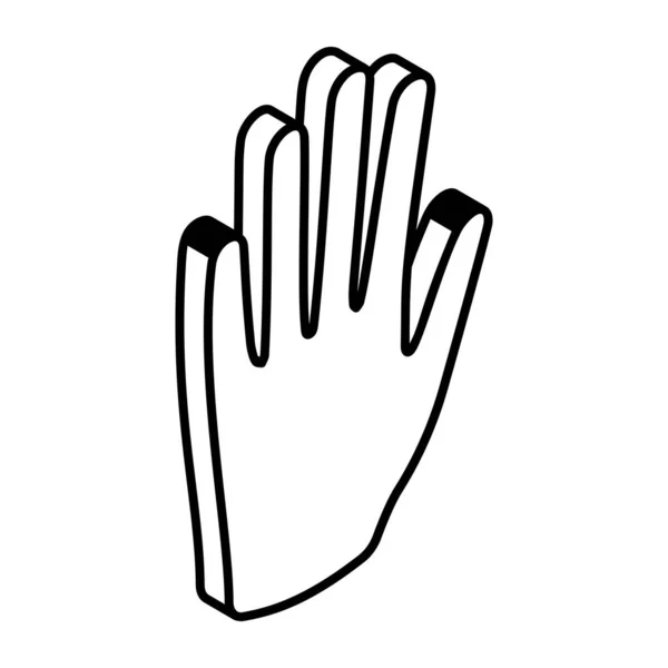 Hand Drawn Line Icon Vector Illustration — Stock Vector