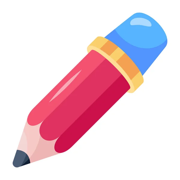 书写工具 铅笔扁平图标 — 图库矢量图片
