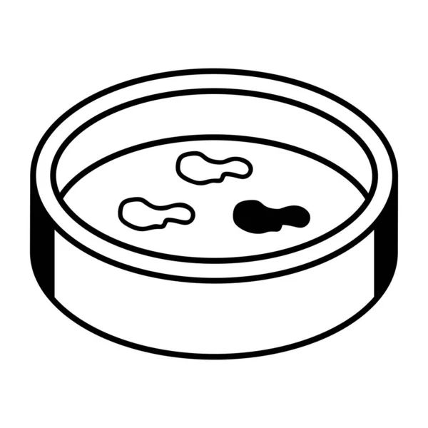 페트리 접시의 아이콘 다운로드 — 스톡 벡터