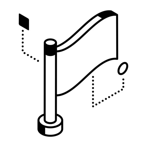 Дизайн Иконки Спортивного Флага — стоковый вектор