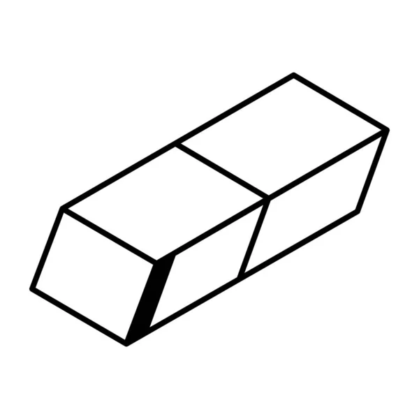 棒子和立方体堆栈的矢量说明 — 图库矢量图片
