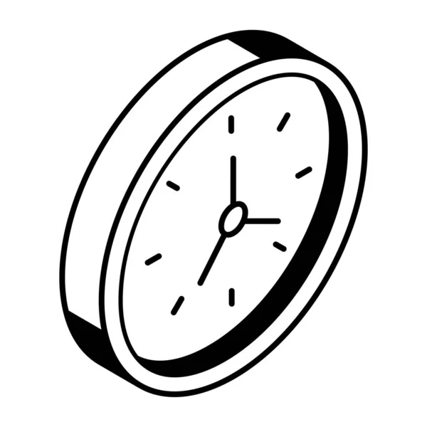 Clock Icon Vector Illustration — Stock Vector