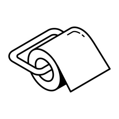 Tuvalet simgesi, vektör illüstrasyonu