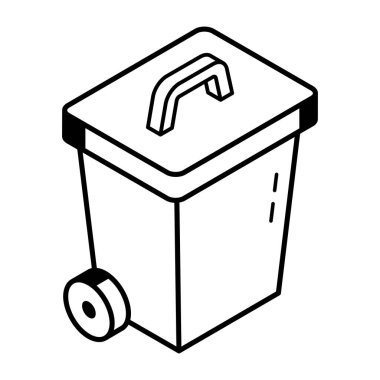 Geri dönüşüm simgesinin vektör çizimi