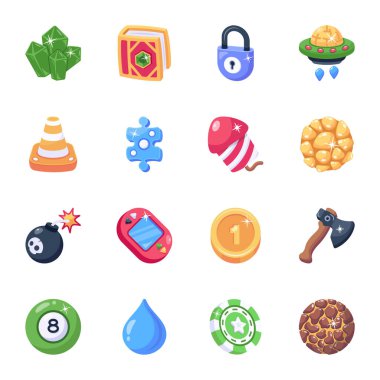 Şık vektör çizimleri, oyun konsepti