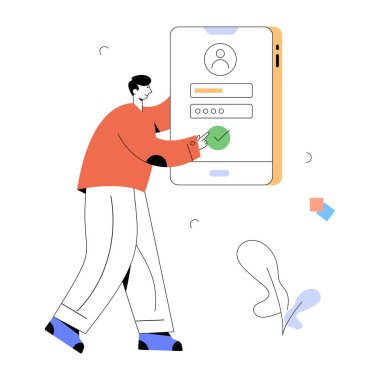 İş analizinin düz bir çizimi