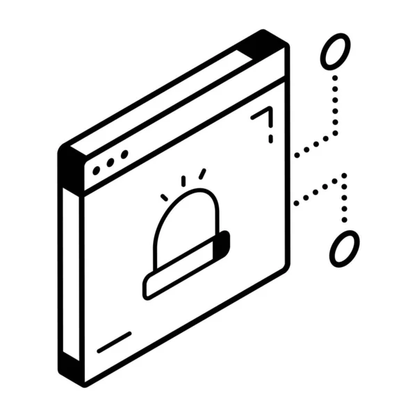 Шкафчик Веб Иконка Простой Дизайн — стоковый вектор