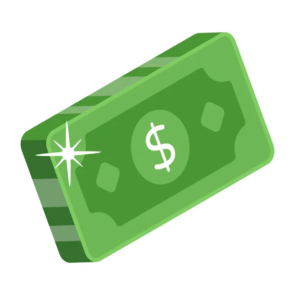 Χρήματα Σύμβολο Δολάριο Διάνυσμα Εικονογράφηση Σχεδιασμό — Διανυσματικό Αρχείο