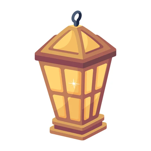 Lantern Web Icon Simple Illustration — Stock Vector