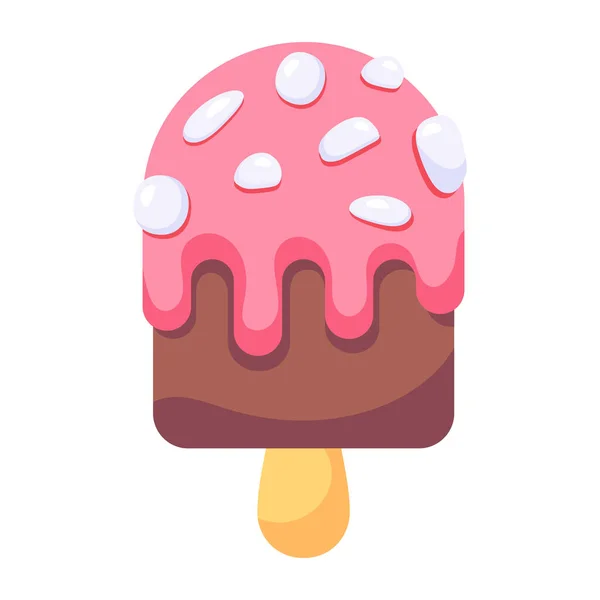 Ice Cream Web Icon — Stock Vector