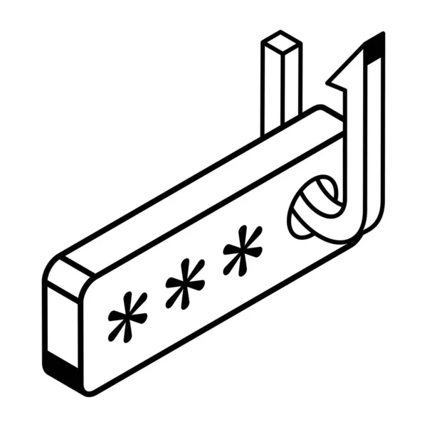 Vektor Illustration Eines Spielsymbols — Stockvektor