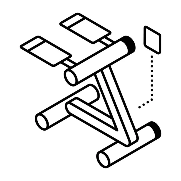 Equipo Gimnasio Ilustración Vectorial Diseño Simple — Archivo Imágenes Vectoriales