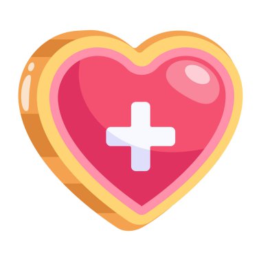 kalp şekli, vektör çizimi