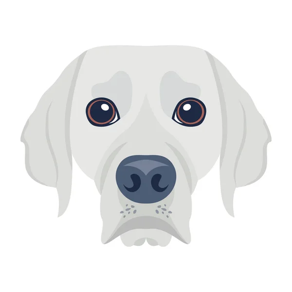 Vector Illustratie Van Een Schattige Hond — Stockvector
