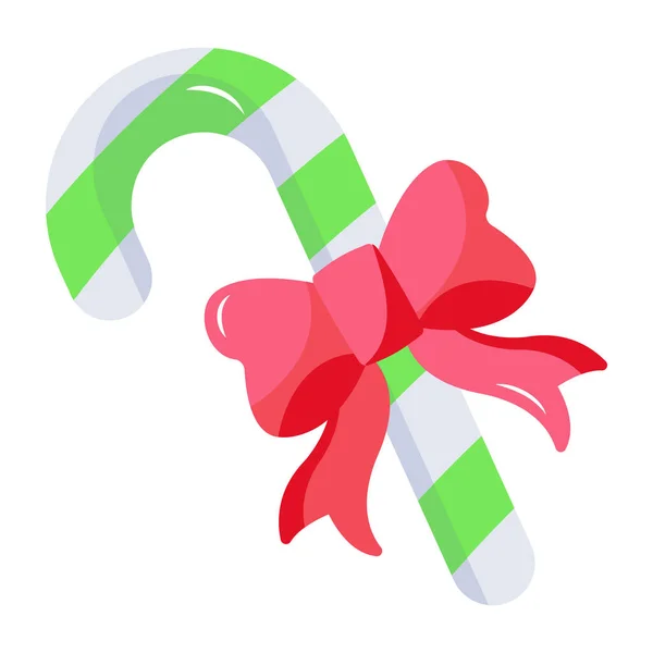 Candy Cane Icon Cartoon Illustration Christmas Lollipop Vector Icons Web — Image vectorielle