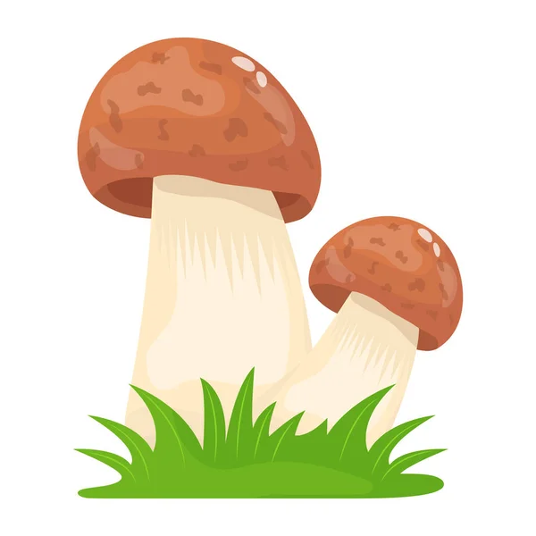 蘑菇图标 卡通画 — 图库矢量图片