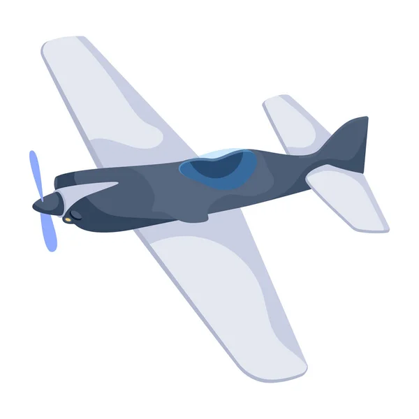飛行機の空飛ぶベクトル図 — ストックベクタ