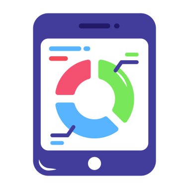 Tablet simgesi. Vektör çizim