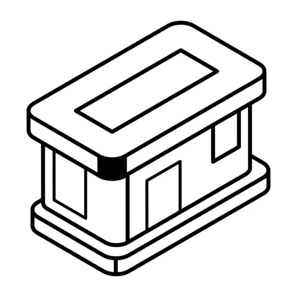 Vector Illustration Modern Box Icon — 스톡 벡터