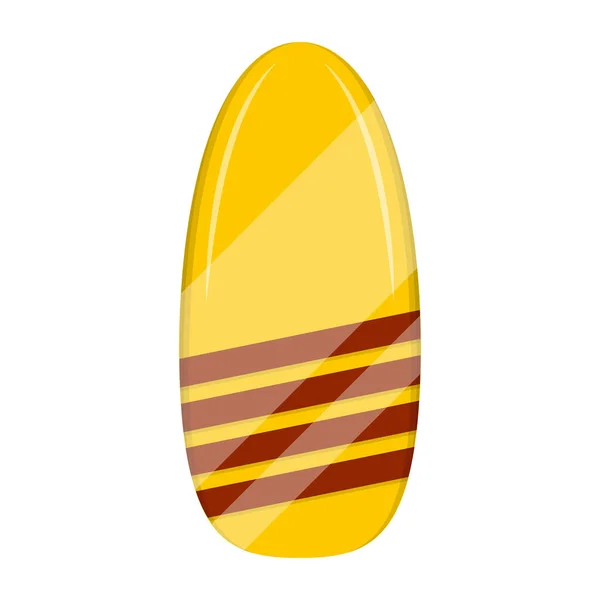 Surfbräda Ikon Vektor Illustration Design — Stock vektor
