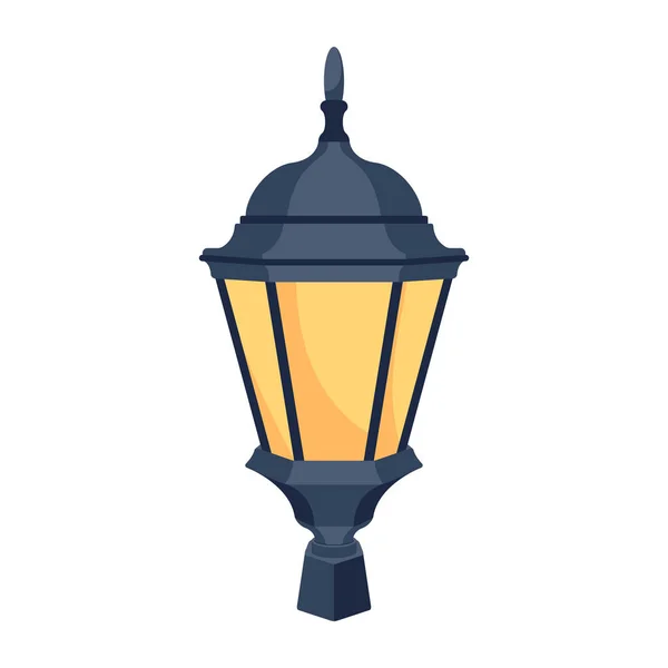 Lamp Icon Isometric Lantern Vector Icons Web Design Isolated White — Stock Vector