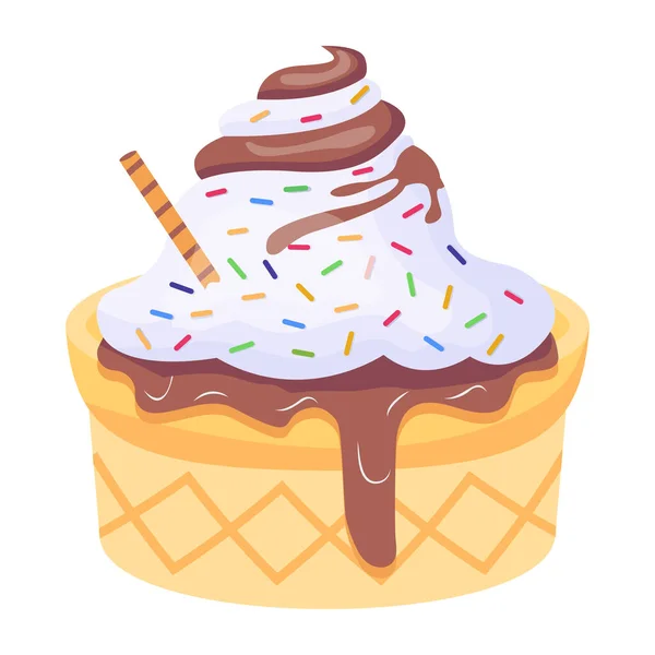 Helados Vector Ilustración Diseño — Archivo Imágenes Vectoriales