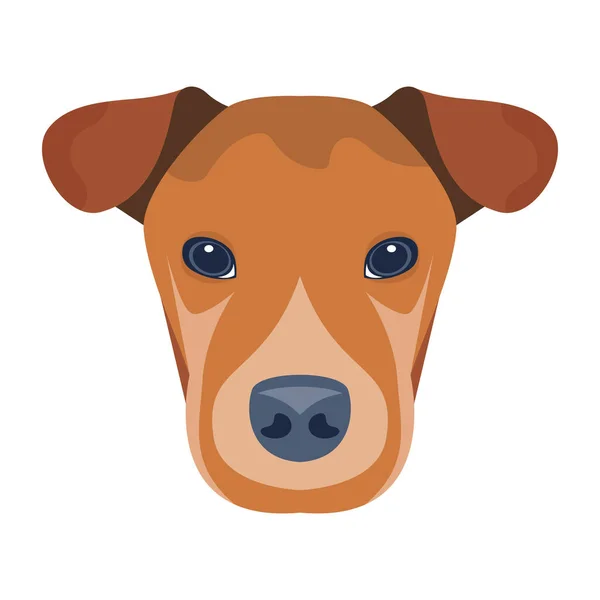 Vektor Illustration Eines Niedlichen Hundes — Stockvektor