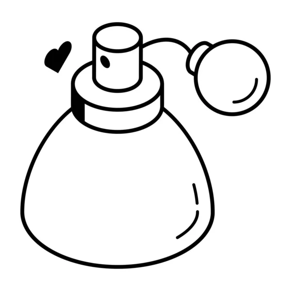 Perfume Bottle Icon Outline Illustration — Stockový vektor