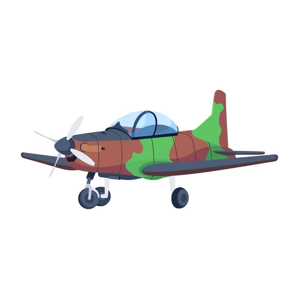 Avião Voando Projeto Ilustração Vetor Céu — Vetor de Stock