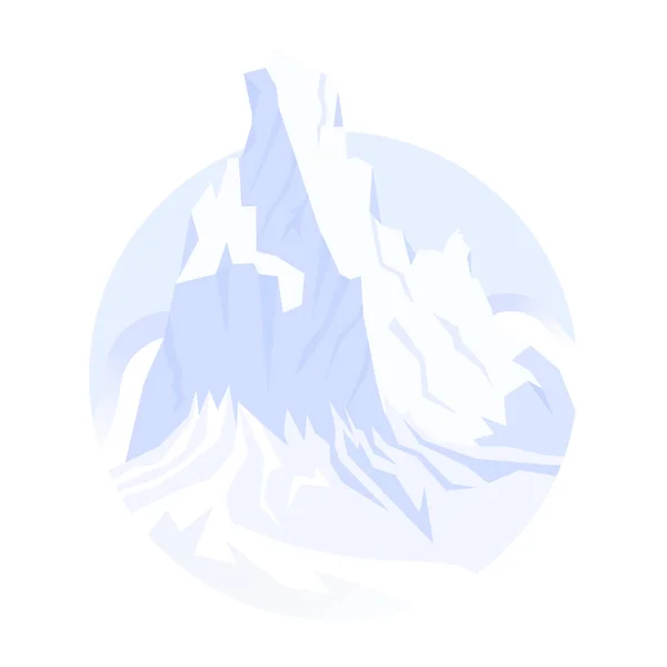 Iceberg Icône Vectorielle Illustration — Image vectorielle