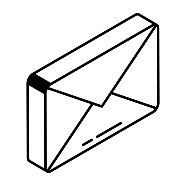 Ilustração Vetorial Envelope Desenhos Animados —  Vetores de Stock