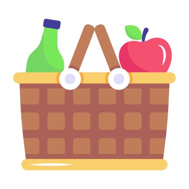 Alışveriş arabası çizim tasarımı