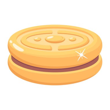 Sikkeler yığın vektör simgesi 