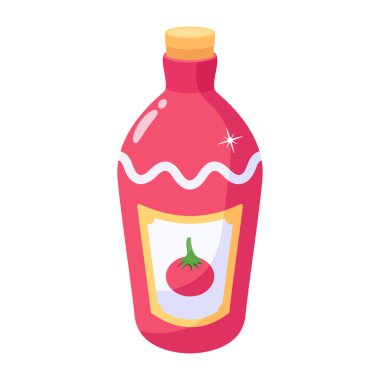 Beyaz arkaplanda domates sosu