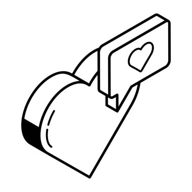 kalp vektör çizim tasarımı