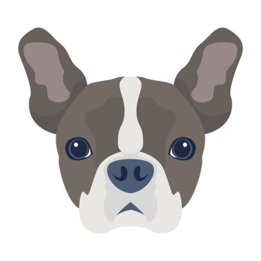 Şirin bir köpeğin vektör çizimi 