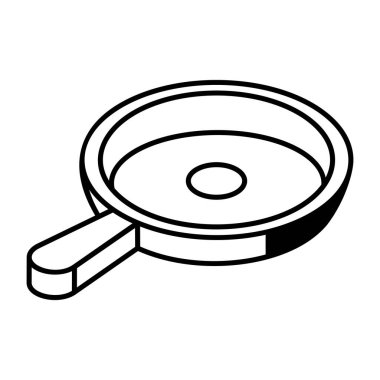 Web için kızartma tava vektör simgelerinin özeti