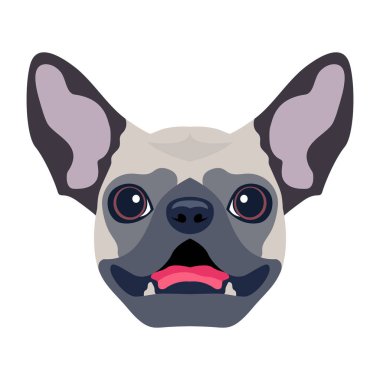 Şirin bir köpeğin vektör çizimi 