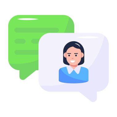 Konuşma baloncukları vektör illüstrasyon tasarımı