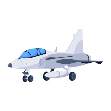 Uçak ikonu. Beyaz arkaplanda izole edilmiş web tasarımı için izometrik uçak vektörü ve doldurma simgeleri