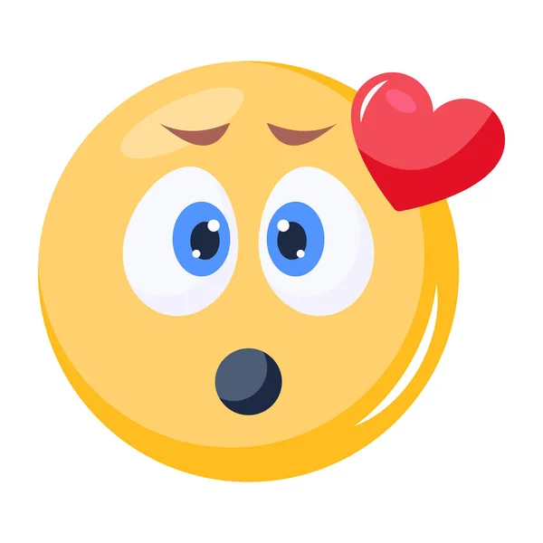 Emoji Sonriente Cara Emoticono Vector Ilustración — Archivo Imágenes Vectoriales