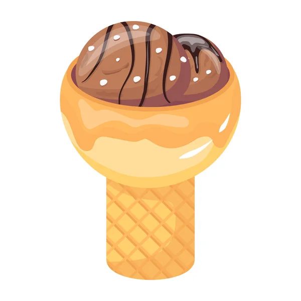 Eiscreme Vektor Illustration Design — Stockvektor