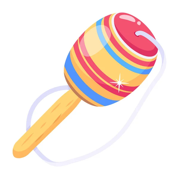 Maracas Web Symbol Einfache Illustration — Stockvektor