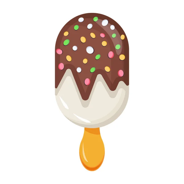 Helados Vector Ilustración Diseño — Vector de stock