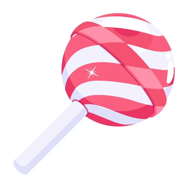 Lollipop Ikon Vektor Illustration Design — Stock vektor