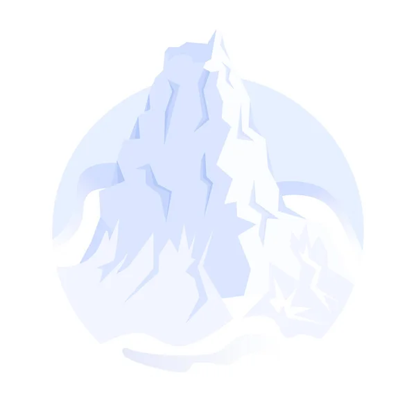 Ilustración Vectorial Iceberg — Archivo Imágenes Vectoriales