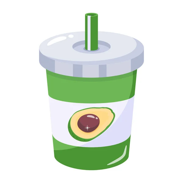 Ilustración Vectorial Una Taza — Vector de stock