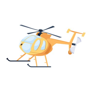 Helikopter ikonu. Web için drone vektör simgelerinin düz çizimi